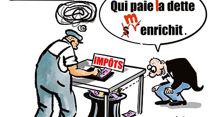 Illustration aux bourgeois de la payer