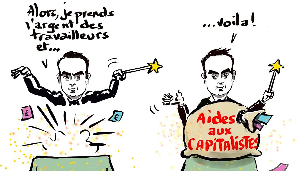 Illustration une déclaration de guerre aux classes populaires