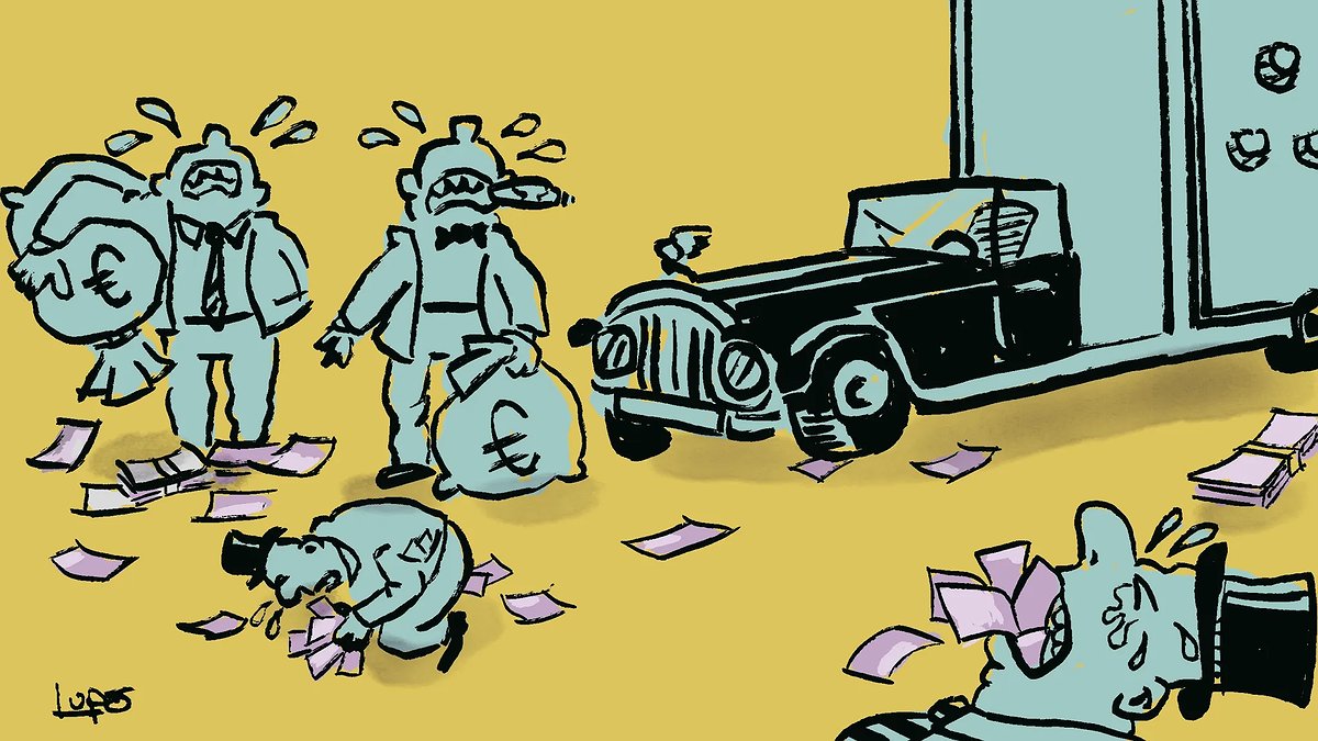 Illustration - ils pleurent la bouche pleine