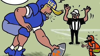 Illustration l'impérialisme menace