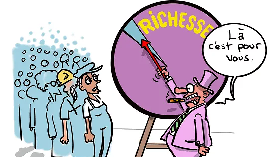 Illustration Sur les salaires, tous ensemble !