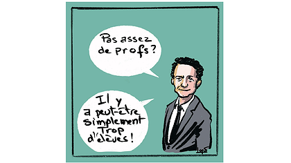Illustration ça prend l’eau !