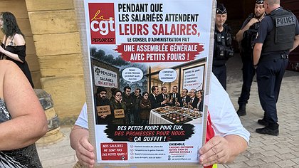 Illustration Pour les salaires et l'emploi, les travailleurs mobilisés