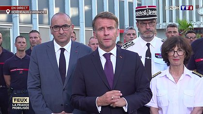 Illustration Macron en Gironde : brasser du vent n’éteindra pas l’incendie