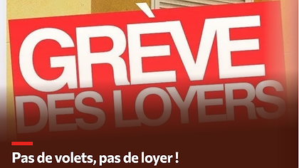 Illustration Pas de volets, pas de loyers !