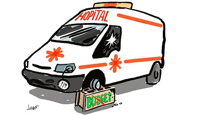 Illustration Hôpitaux : le scandale des « patients brancards »