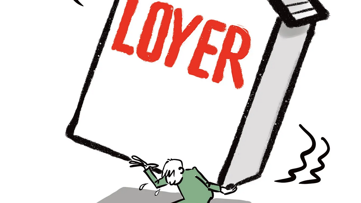 Illustration cher, trop cher, logement