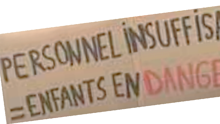 Illustration Mardi 22 septembre des soignants des urgences pédiatriques du CHU de Lille se sont mis en grève pour dénoncer le manque de personnel