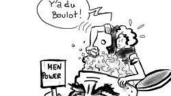 Illustration un ami encombrant