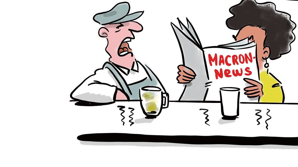Illustration - la priorité selon Macron