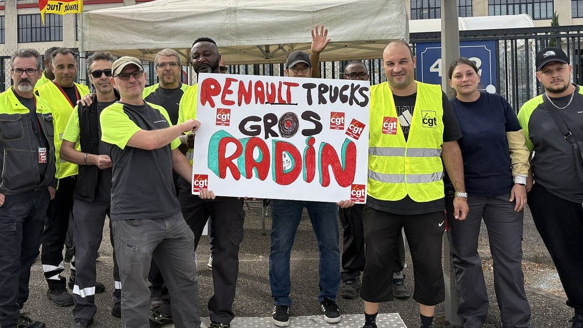 Illustration "Renault Trucks gros radin !"