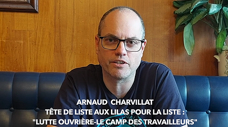 Illustration Arnaud Charvillat, tête de liste aux Lilas