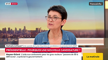 Illustration Interview de Nathalie Arthaud