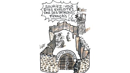 Illustration Libre-échange et protectionnisme, deux politiques pour la bourgeoisie !